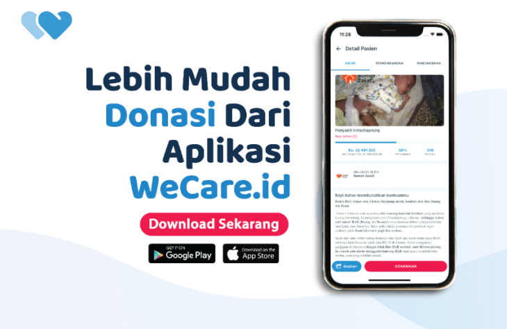 Download Aplikasi WeCare.id di Google Play dan App Store!